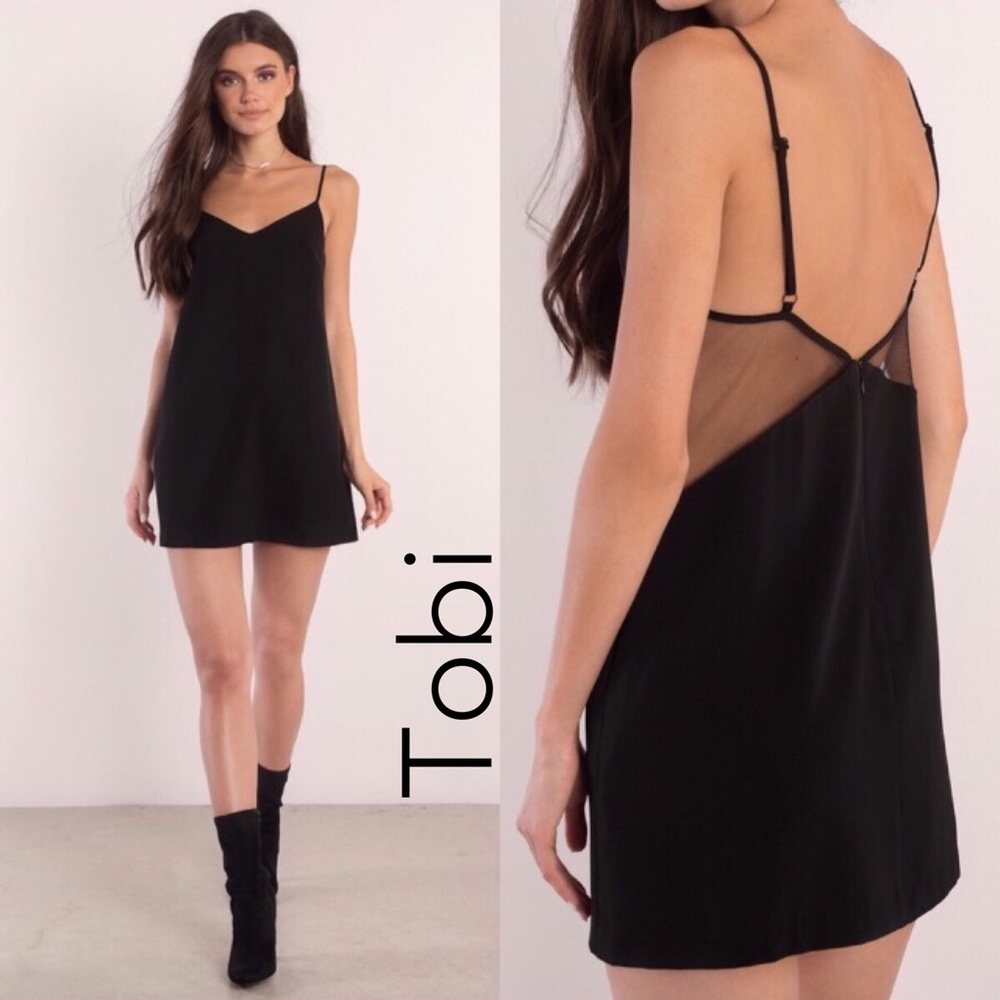 Tobi Black Mini Dress